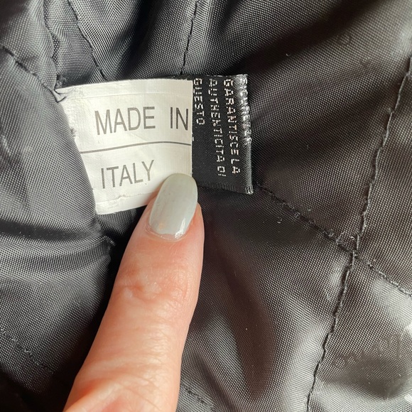 🆕 AE Di Milano Emporio Collezioni Men's Faux Leather Jacket - Black - medium - Picture 4 of 7